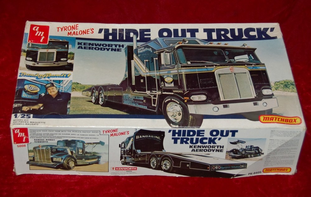 VINTAGE AMT Tyrone Malone’s Kenworth Aerodyne Hideout Truck Made in USA AS IS!