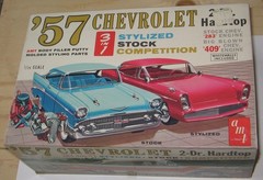 AMT 1957 Chevrolet HT Styline Orig Kit # T757 ’60s Issue in Box 57 Chevy