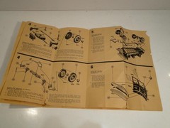 1958 Revell Volkswagen Micro Bus Model H-1228 Original Assembly Instructions