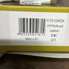 1/87 Roco Minitanks Oshkosh M-977 KIT Troop supply with crane