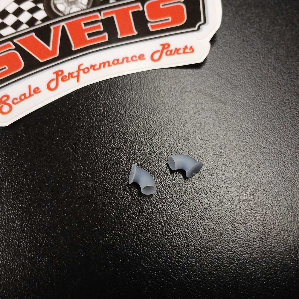 1/24 1/25 Scale 3D Resin Exhaust Turbo Outlet Pair
