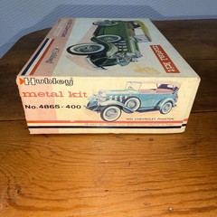 Hubley Metal Kit ~ 1932 Chevrolet Phaeton ~ in box USA Unassembled No. 4865