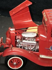 Vintage 1/25 AMT Ford Red Pick-up Truck Built Model