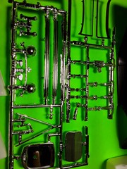 1932 Ford Sedan Delivery 1/25 Hood Body Glass Chrome Bumpers Grill Interior Tub
