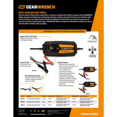 3A 6-Volt/12-Volt Battery Charger and Maintainer