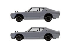 Aoshima 1/32 Snap Painted Kit Nissan Skyline GT-R Custom white 9717