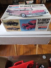 Vtg General Lee Dodge Charger & 57 Chevy Hardtop 1/25 Parts Or Repair SEE