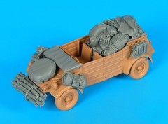 1/35 Scale Resin Figure Model Kit Africa Corps Military Vehicle Accessories Set.