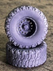 Resin 1/24 Scale “Super Swamper” StyleOff-Road model car wheels, 1/24 1/25 Truck