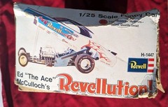 1973 Revell H-1447 Ed “The Ace” McCulloch Revellution! 1/25 Funny Car NO DECALS