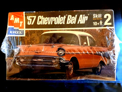 Model Kit 1957 Chevrolet Bel Air AMT 1:25 Large Box