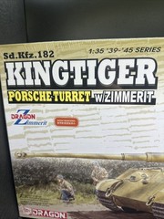 Dragon 1/35 6848-03 King Tiger Porche Turret W/Zimmerit Heavy Tank Model Kit