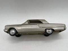 1964 Silver Ford Fairlane 500 Sports Coupe Dealer Promo Model Car