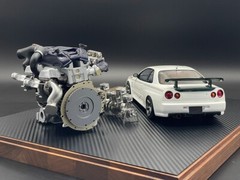 Kusaka Engineering/MAKE UP Co, Ltd. 1/18 SCALE Mine’s SKYLINE BNR34 GT-R Stock 2