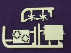 2021 Dodge Charger HELLCAT RADIATOR , FANS , SHROUD from 1:25 AMT Model Kit