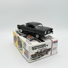Monogram Supercharged ’56 Chevy 1:24 Scale Model Kit 2255 Partially Assembled