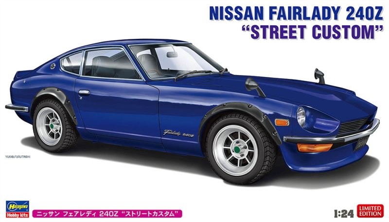 Hasegawa 20822 1/24 Scale Model Car Kit Nissan Fairlady 240Z Street Custom Ver.