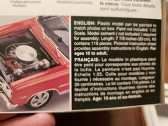 Revell ‘65 Chevelle SS396 Z-16 Model Car Kit New Open Box Complete 7611