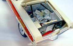 AMT, MPC 1:25 1969-70 Dyno Don Mercury Dragster Vintage Original Built Model Kit