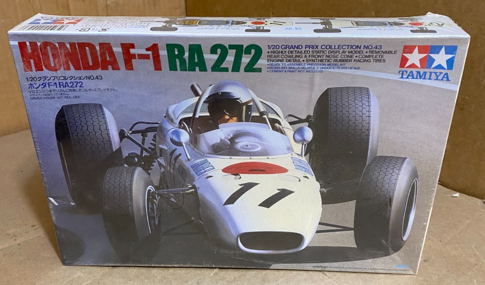 Tamiya 1/20 HONDA F-1 RA272 Plastic Model Kit