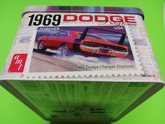 Empty USPS COLLECTOR TIN Model Car Not Included 1969 Dodge Daytona 1/25 AMT E2