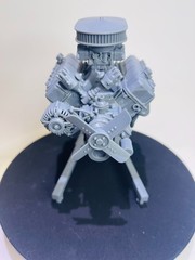 3D PRINTED 426 HEMI PRO STOCK ENGINE WITH ENGINE STAND MODEL KIT *MADE IN USA* !