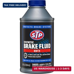STP Synthetic Brake Fluid, Dot 4 Brake Fluid Protects Brake Systems, ABS, Disc a