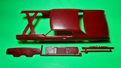 AMT 70 1970 Chevy Impala 1/25 Bare Body Shell Core Support Firewall Red Car