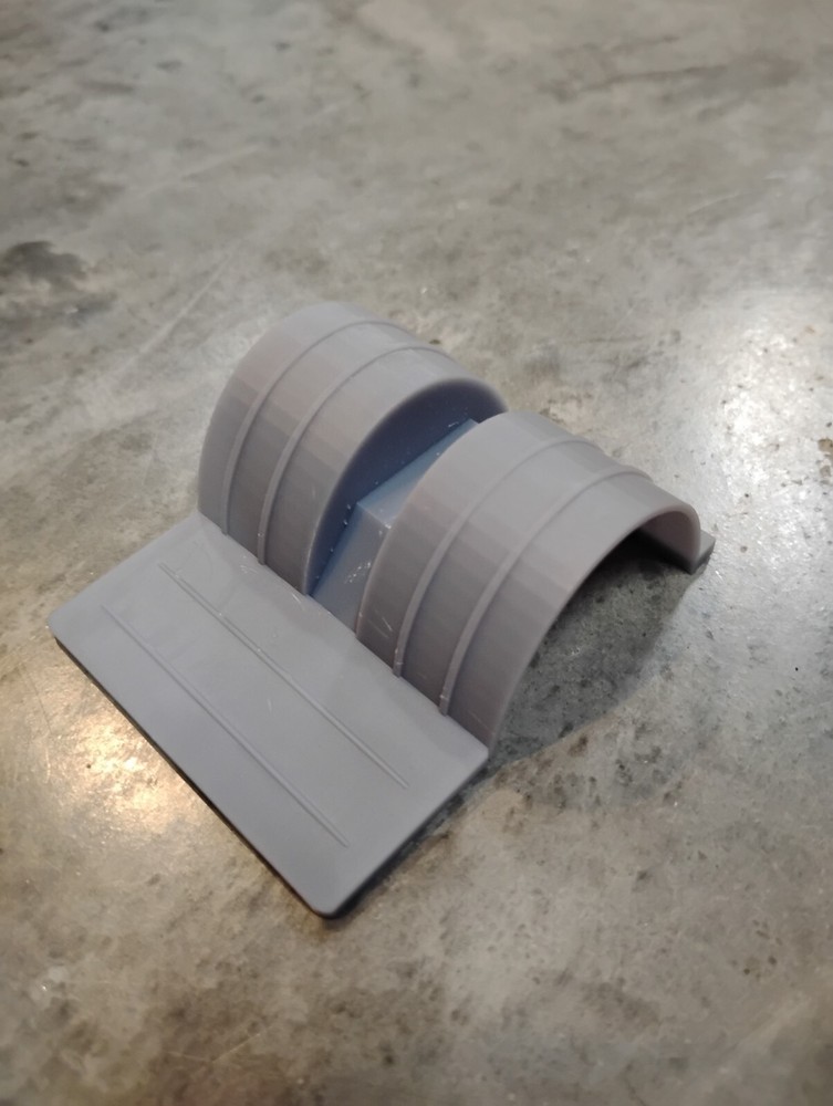3D Printed 1/25 Prefabricated Wheel Tubs For Drag Pro-Street Street Machine.