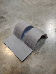 3D Printed 1/25 Prefabricated Wheel Tubs For Drag Pro-Street Street Machine.