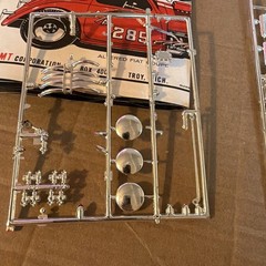 AMT ORIGINAL VINTAGE RARE DOUBLE 3 IN 1 DRAGSTER TROPHY SERIES T-161 Open Box