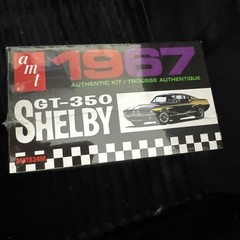 SKILL 2 MODEL KIT 1967 FORD MUSTANG SHELBY GT350 BLACK 1/25 SCALE AMT AMT834 M