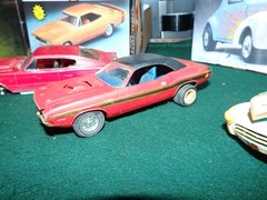 Vintage Lot 6 Built 1:24 Scale Model Car Kits Junkyard Lot Dodge Mopar GTX Charg