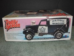 Vintage MPC 1979 BUILT Willys Panel Van Paddy Wagon 1/25 Scale Police.