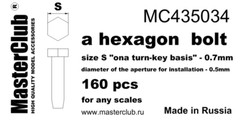 1/35 Master Club MC435031-9 Hexagon standard bolt head size S on turn-key basis