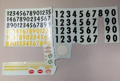Vintage Parts – Cox Racing Numbers Decals From The Mid Sixties