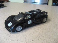 Testors Pagani Zonda C12 1:24 Scale Metal Model Kit – Assembled #3 Decals