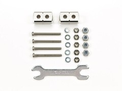 Tamiya MINI 4WD Upgrade SHORT MASS DAMPER BLOCK (8x8x14mm / 2PCS.) SILVER 95488