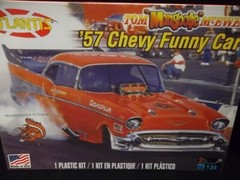 Atlantis H7172 — ’57 Chevy Funny Car Tom “Mongoose” McEwen 1:24