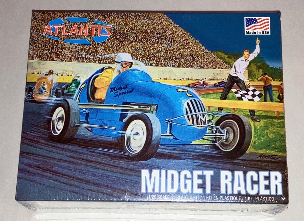 Atlantis Midget Racer Monogram Racecar 1:20 scale model car kit 110