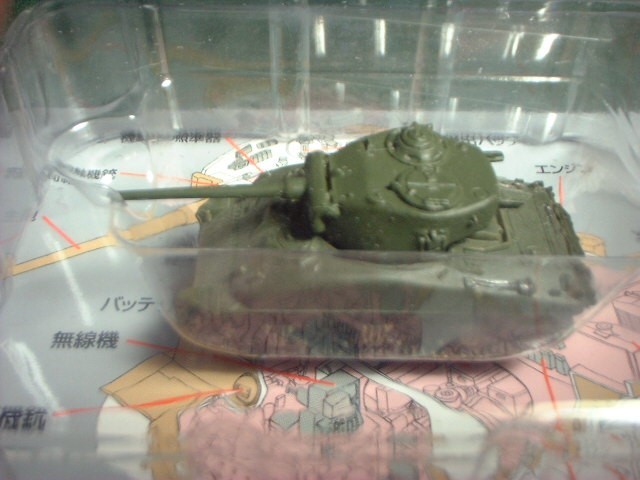 1/144 World Tank Museum Series 1 #04 M4A1/76 Sherman Normal No box, Takara +