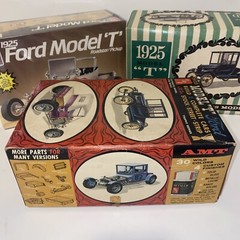AMT 1925 Ford Model “T” Trophy series, Roadster/pickup, And Classic Collection