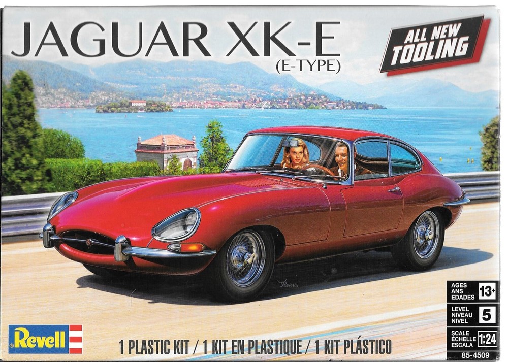 1/24 Revell 85-4509 Jaguar XK-E (E-Type) Plastic Model Kit