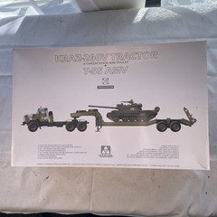 Takom 2095 1/35 Scale KRAZ-260V Tractor with Semi-Trailer and T-55 AMV NIB READ*