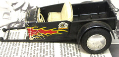 original 1960 Monogram PC60-149 BLACK WIDOW “T” partially built 1/24 model kit