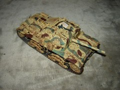 Built Tank 6 inches long Well Built & Painted Excellent Cond Nice Paint