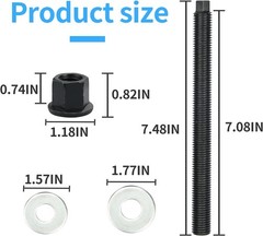 Crank Install Tool Harmonic Balancer Puller Compatible for GM LS LT Engines