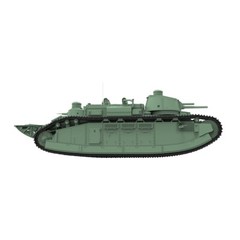 Model Kits 1/700 Military Model Kit France FCM 2C Heavy Tank 6PCS