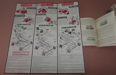 Double Dragster Kit Instructions & Booklet. Vintage AMT Kit #T-161, Issued 1961.