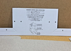 AMT White Freightliner 1/25 scale 75th Anniversary Diorama Model Kit Parts